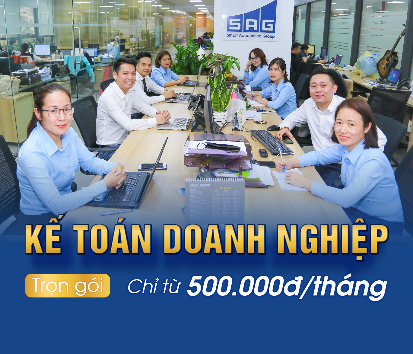 Dịch vụ kế toán doanh nghiệp trọn gói chỉ từ 500k