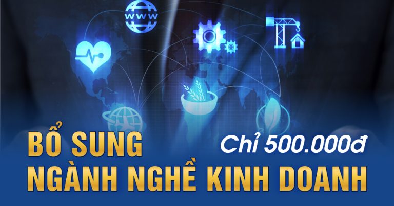 bổ sung ngành nghề kinh doanh