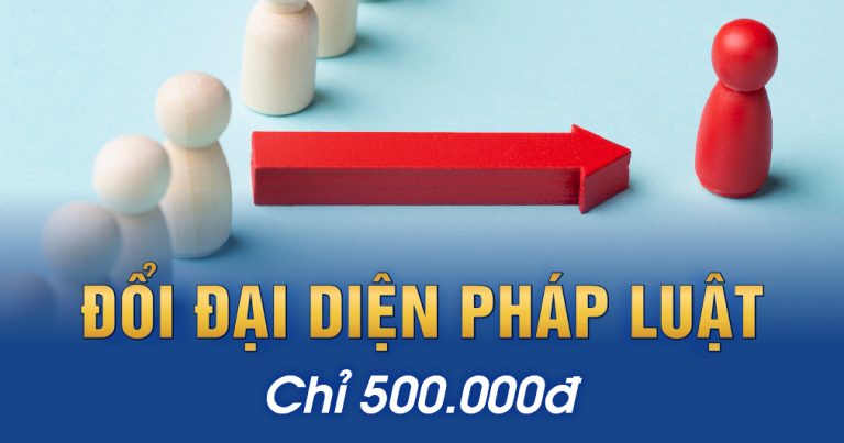 thay đổi người đại diện theo pháp luật