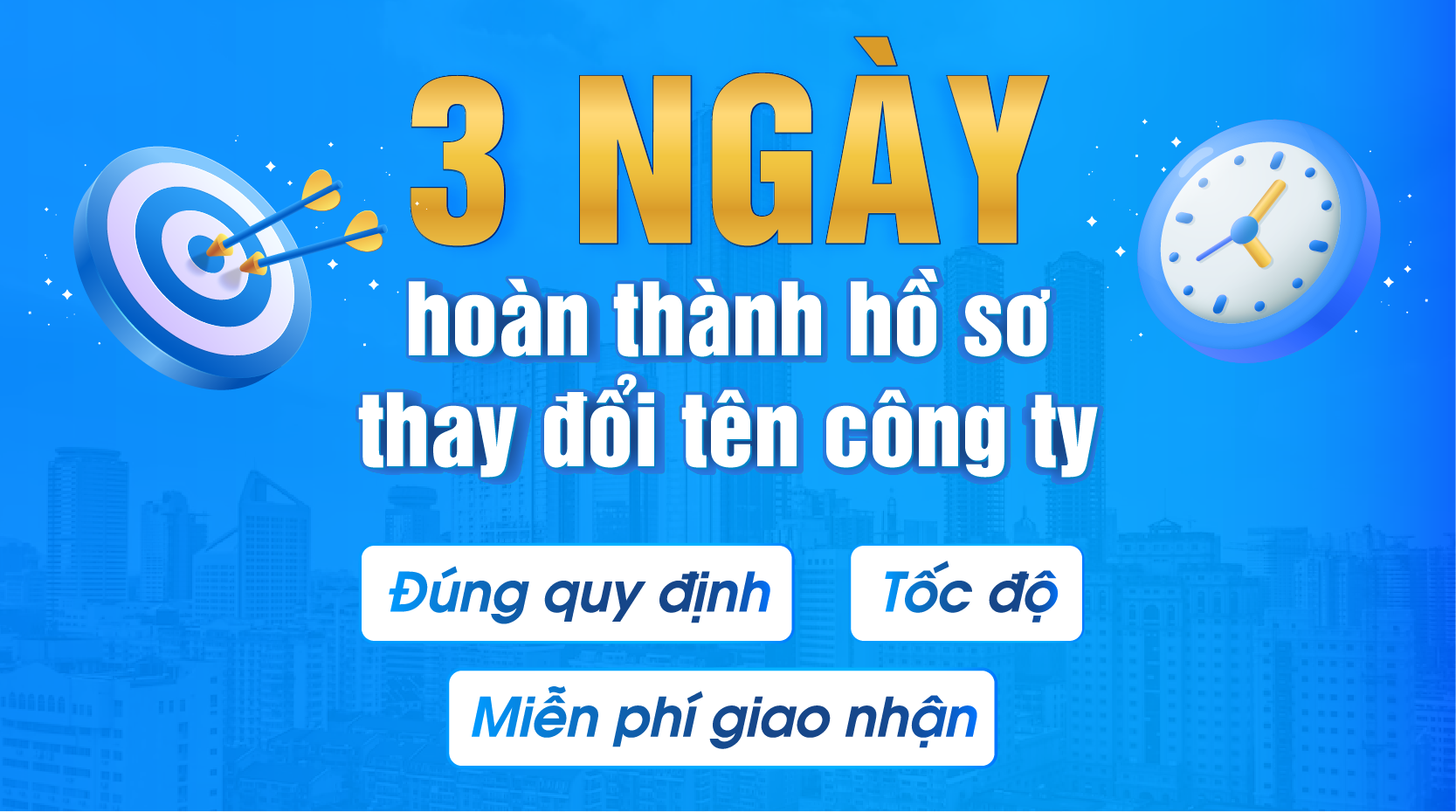 Làm thủ tục thay đổi tên doanh nghiệp, công ty trong vòng 3 ngày