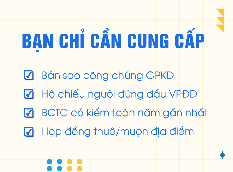 4 thông tin cung cấp đơn giản để thành lập văn phòng đại diện công ty có vốn nước ngoài
