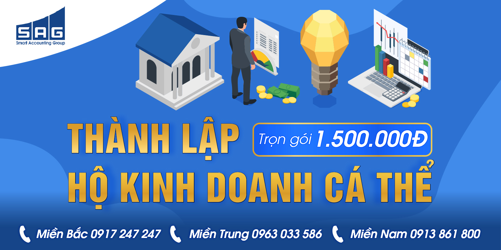 Dịch vụ đăng ký giấy phép Hộ Kinh Doanh Cá Thể - trọn gói 1.500.000đ