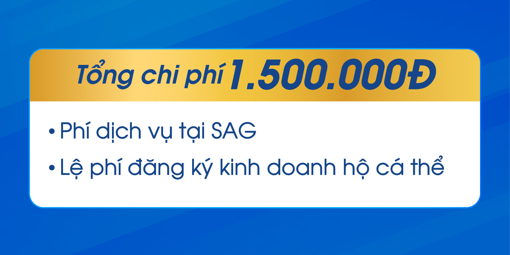 Dịch vụ đăng ký giấy phép Hộ Kinh Doanh Cá Thể - tổng chi phí 1.500.000đ